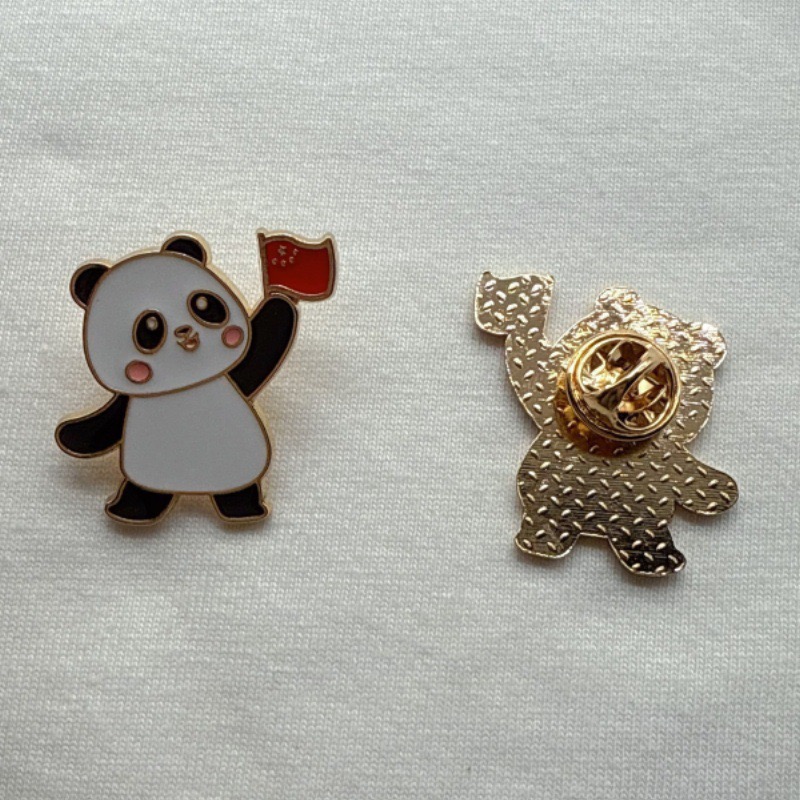 6pcs Cartoon China Panda Badge - đánh giá và giá Event Party