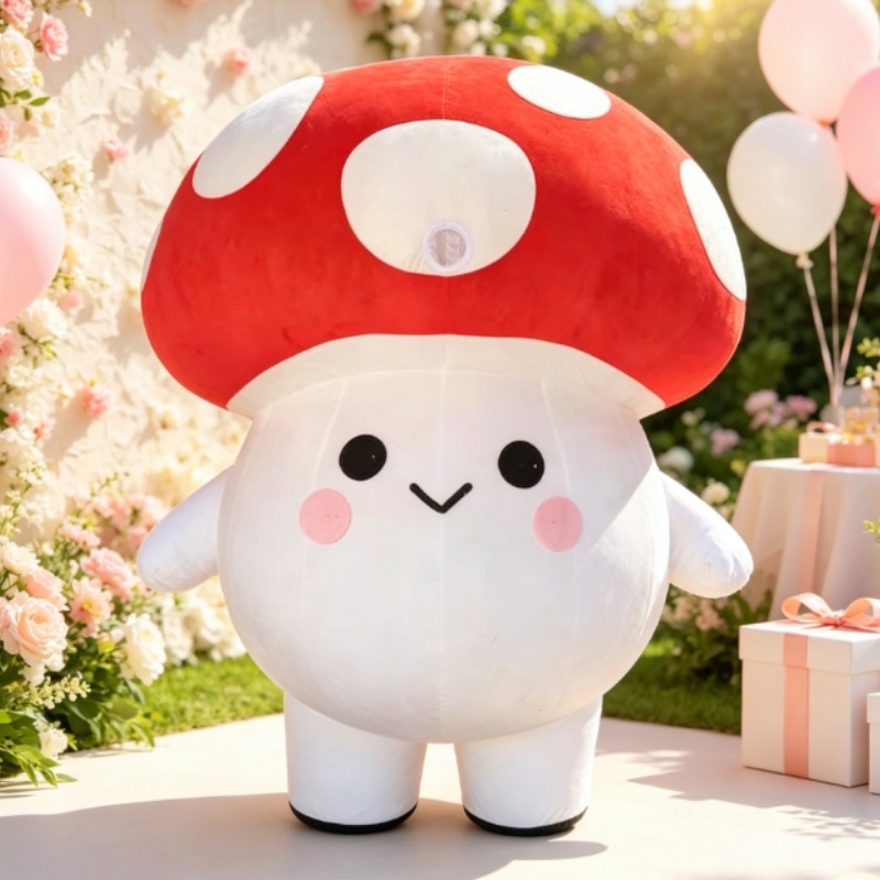Inflatable Mushroom Mascot Cos - đánh giá và giá Event Party