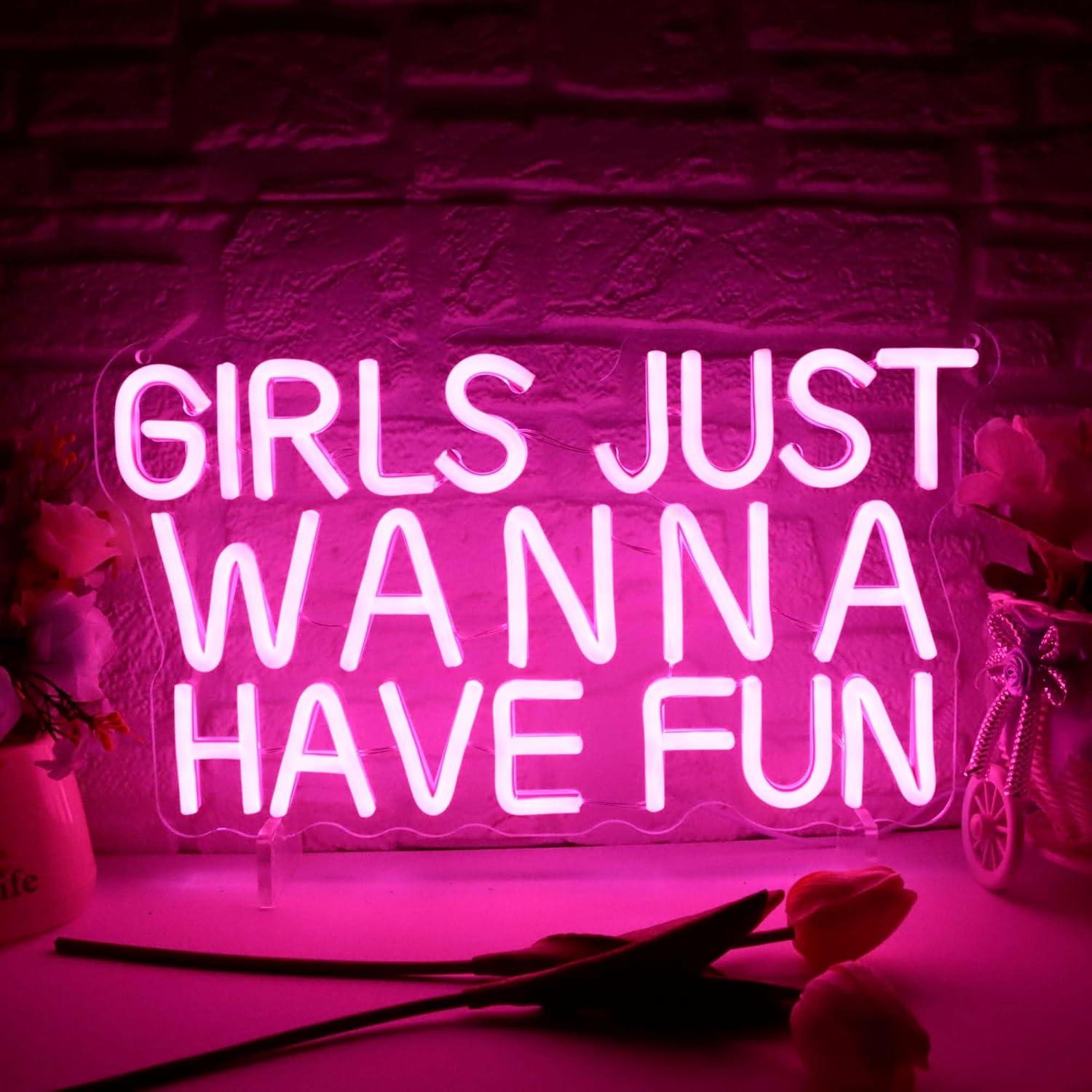 Girls Just Wanna Have Fun Neon - đánh giá và giá Neon Sign Party
