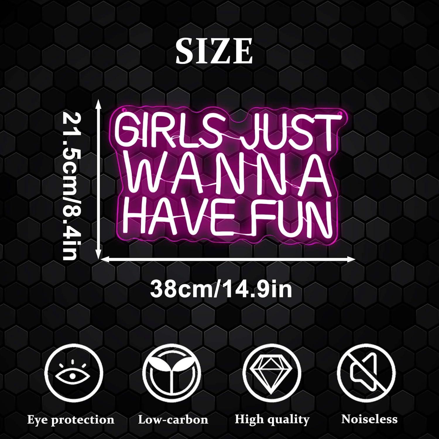 Girls Just Wanna Have Fun Neon - đánh giá và giá Neon Sign Party