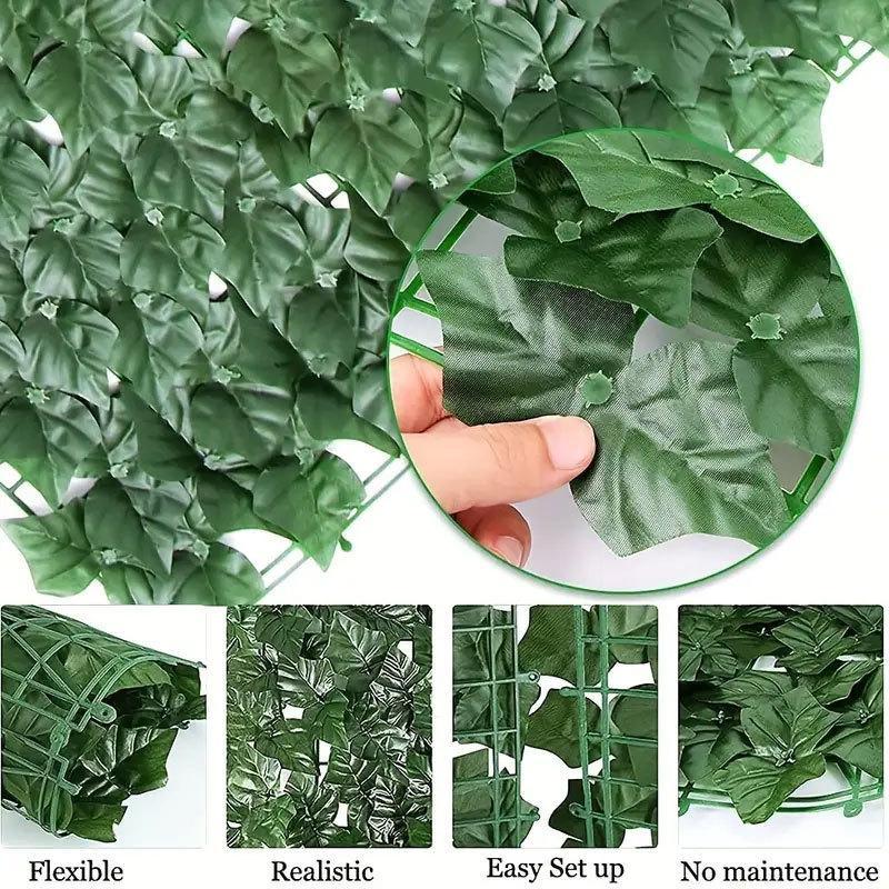 **Artificial Ivy Plants Fence  - đánh giá và giá Flower Wall Panel