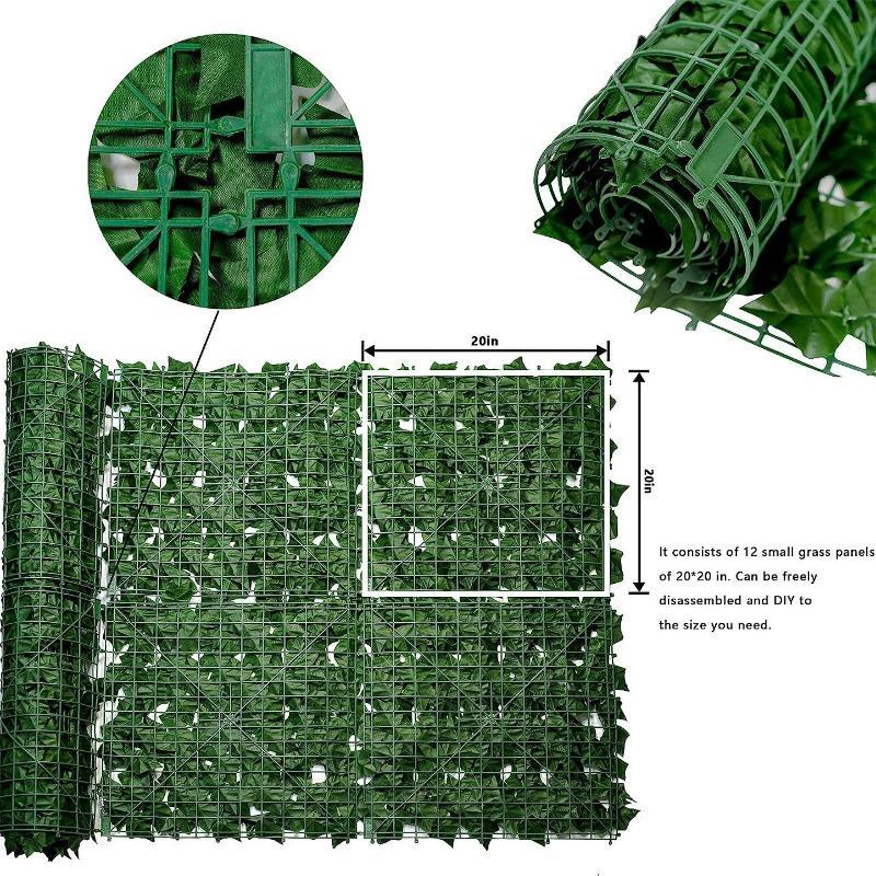 **Artificial Ivy Plants Fence  - đánh giá và giá Flower Wall Panel