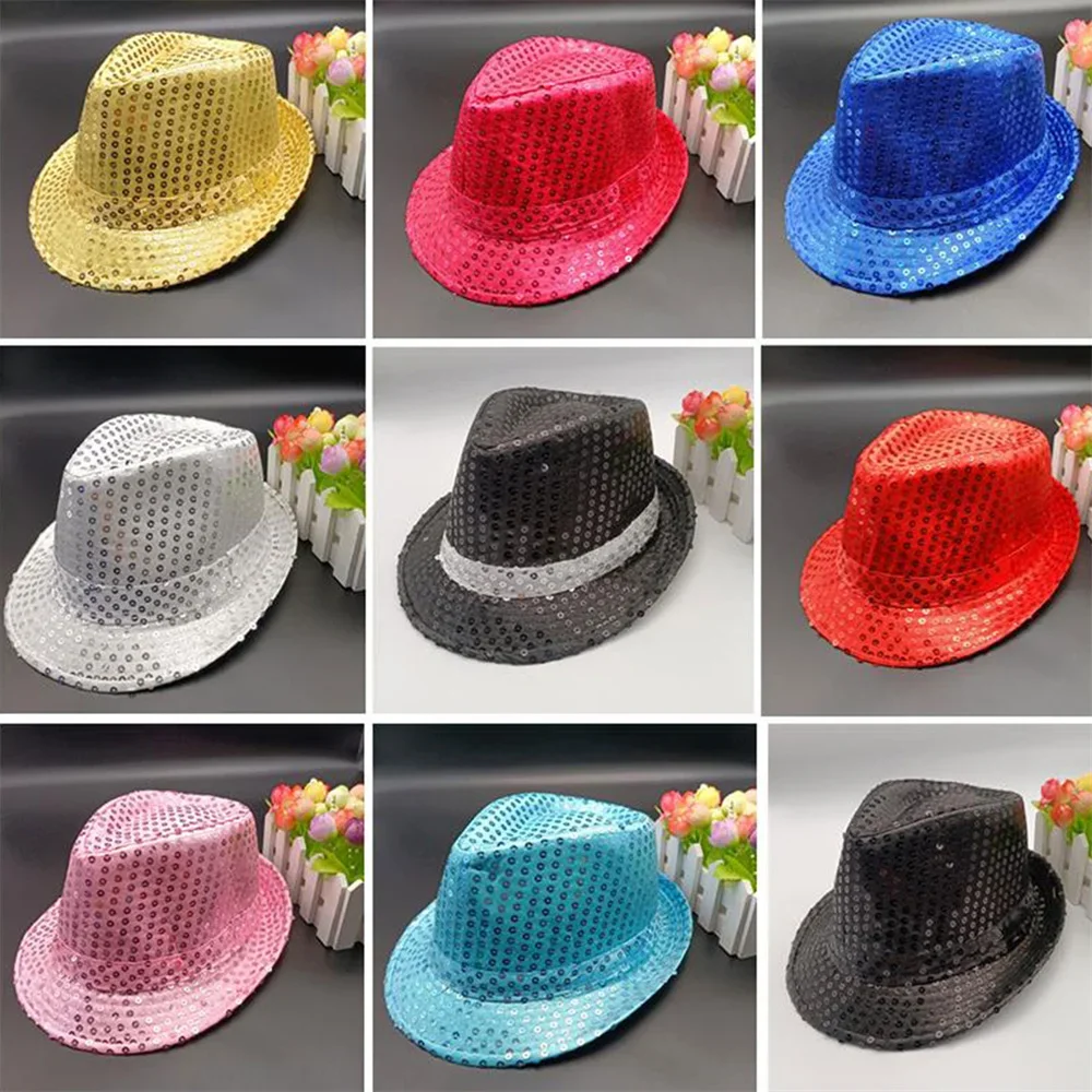 1 PC Jazz Hat Glitter Sequin C - đánh giá và giá Party Hat Cone