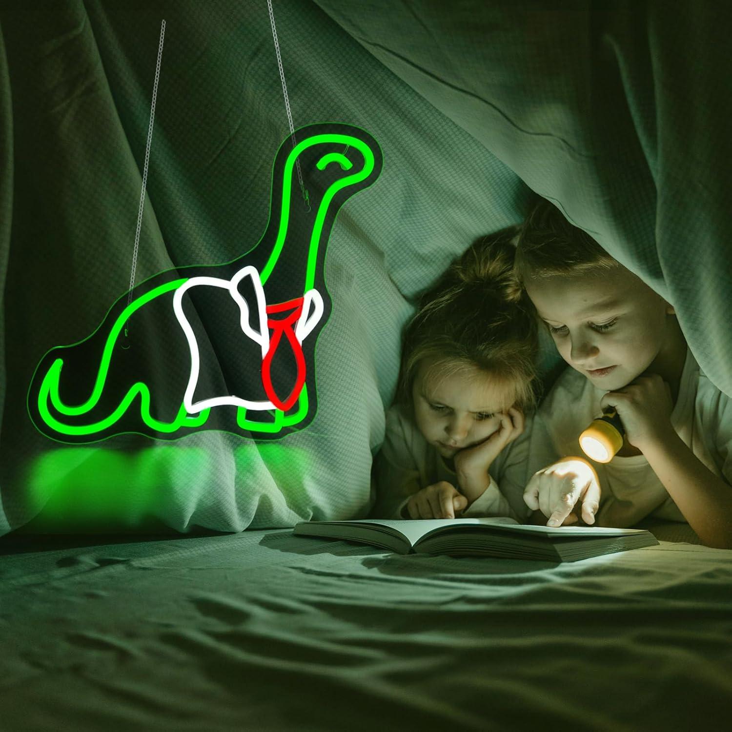 Dinosaur Neon Sign Dimmable LE - đánh giá và giá Neon Sign Party