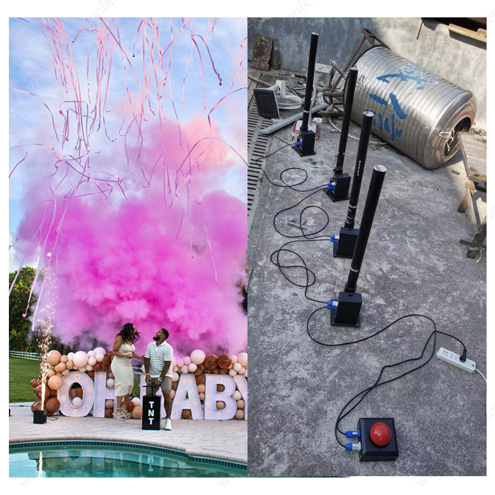Confetti Electric Cannon Machi - đánh giá và giá Confetti Cannon Tube