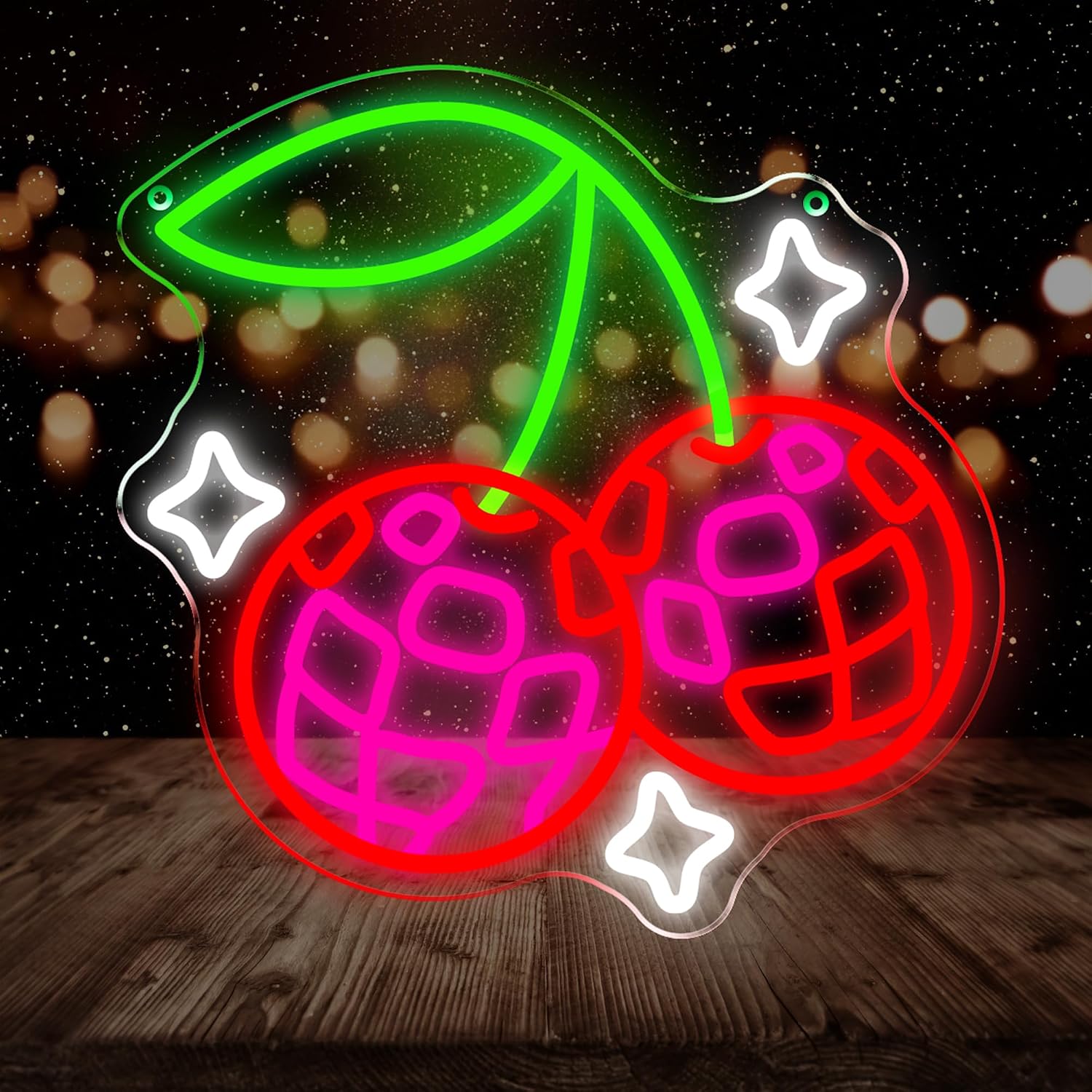 Disco Ball Cherry LED Neon Sig - đánh giá và giá Neon Sign Party